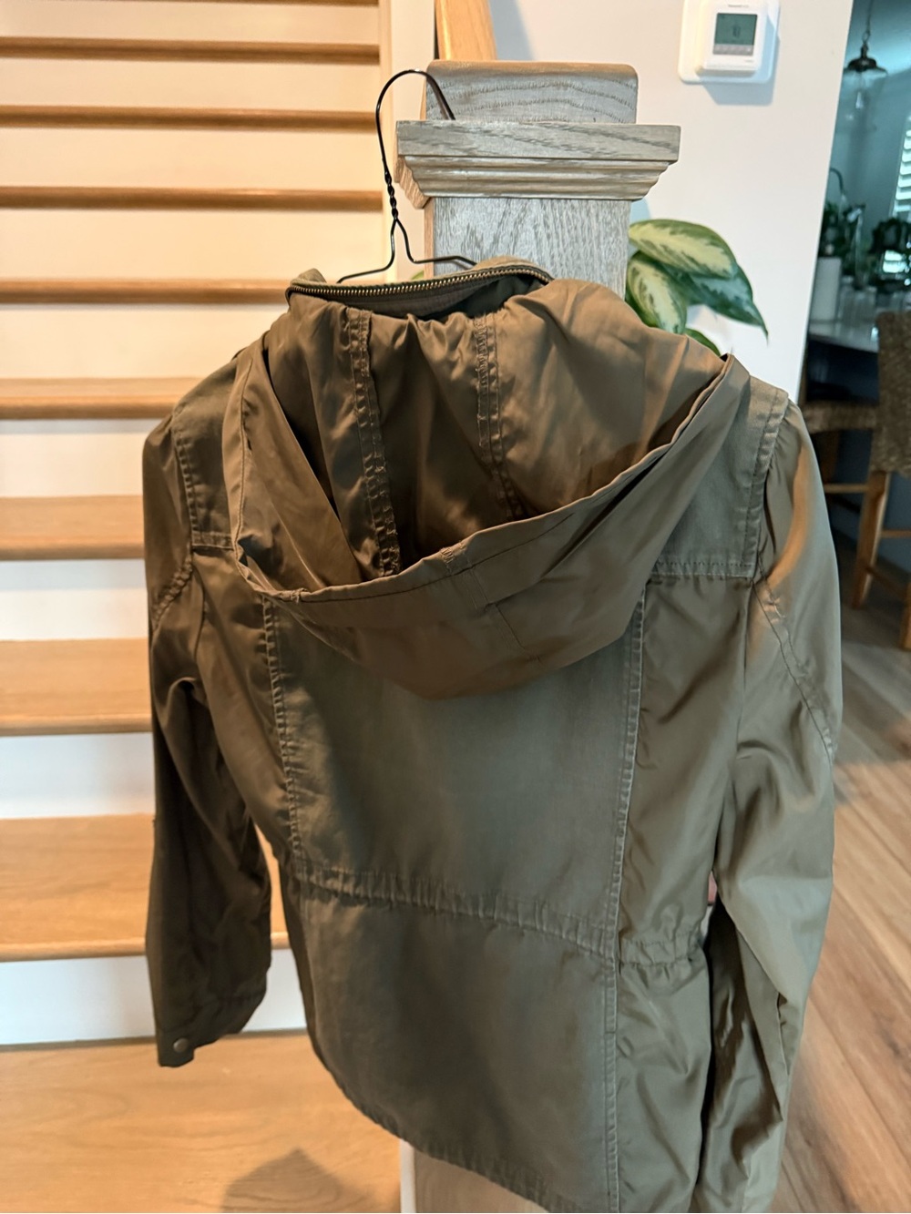 American Rag Olive Utility Drawstring Jacket - Picture 3 of 5